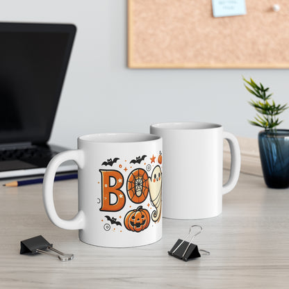 BOO Cute Halloween Mug 2024