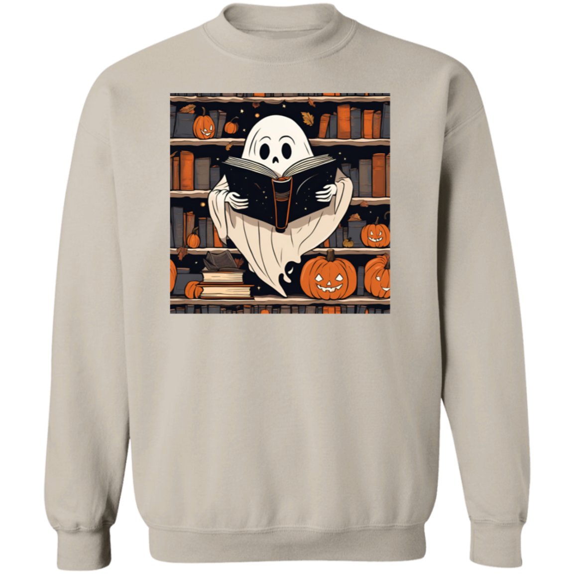 2024 Retro Ghost Reading Books Sweatshirt | Librarian Ghost Halloween | Halloween Teacher Sweatshirt | Halloween Shirt 2024 | Teacher Gift | Boo School