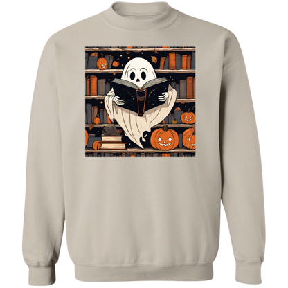 2024 Retro Ghost Reading Books Sweatshirt | Librarian Ghost Halloween | Halloween Teacher Sweatshirt | Halloween Shirt 2024 | Teacher Gift | Boo School