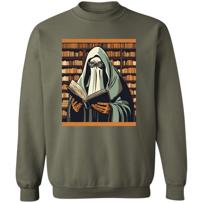 2024 Retro Ghost Reading Books Sweatshirt | Librarian Ghost Halloween | Halloween Teacher Sweatshirt | Halloween Shirt 2024 | Teacher Gift | Boo School