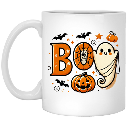 BOO Cute Halloween Mug 2024