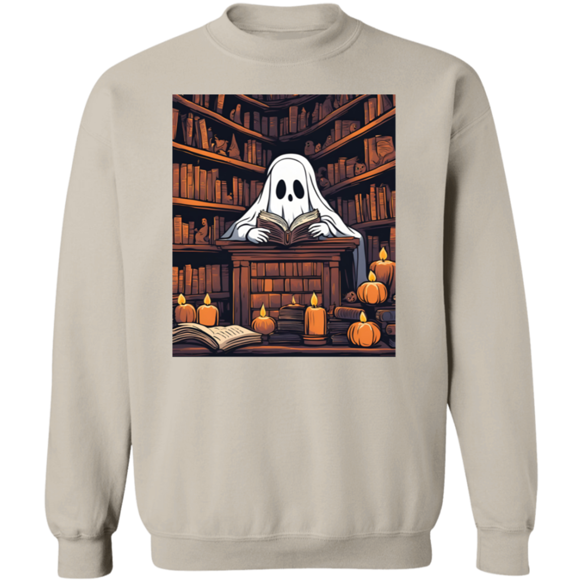 2024 Retro Ghost Reading Books Sweatshirt | Librarian Ghost Halloween | Halloween Teacher Sweatshirt | Halloween Shirt 2024 | Teacher Gift | Boo School