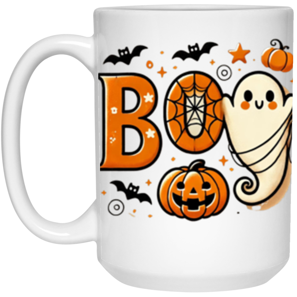 BOO Cute Halloween Mug 2024