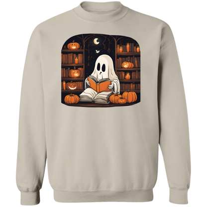 2024 Retro Ghost Reading Books Sweatshirt | Librarian Ghost Halloween | Halloween Teacher Sweatshirt | Halloween Shirt 2024 | Teacher Gift | Boo School