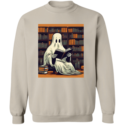 2024 Retro Ghost Reading Books Sweatshirt | Librarian Ghost Halloween | Halloween Teacher Sweatshirt | Halloween Shirt 2024 | Teacher Gift | Boo School