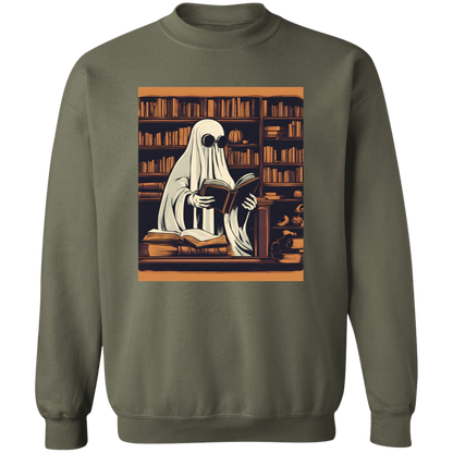 2024 Retro Ghost Reading Books Sweatshirt | Librarian Ghost Halloween | Halloween Teacher Sweatshirt | Halloween Shirt 2024 | Teacher Gift | Boo School