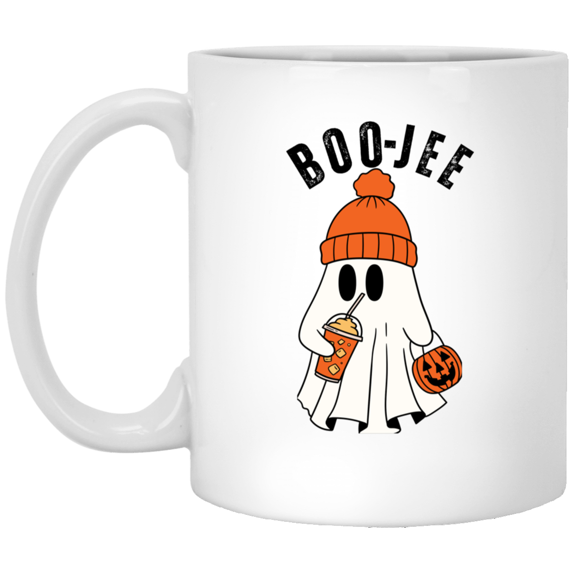 Boo-Jee Ghost With Coffee Sweatshirt/Mug Bundle 2024