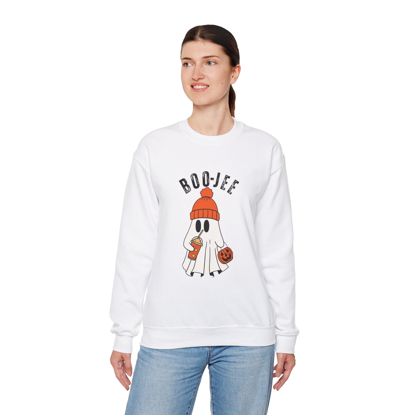 Boo-Jee Ghost With Coffee Sweatshirt/Mug Bundle 2024